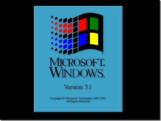<화면 2> 윈도우 3.1