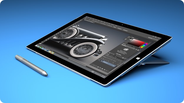 Adobe Photoshop CC on Surface Pro 3
